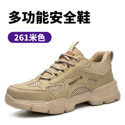 Lightweight Breathable Safety Shoes for Men
