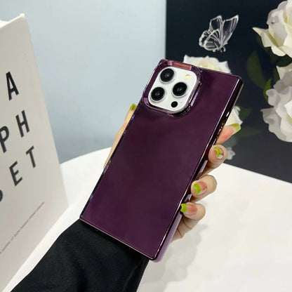 Right-angle Large Hole Electroplating Mirror Drop-resistant Mobile Phone Protective Cover