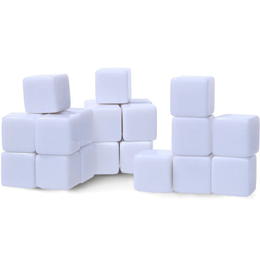 Blank Glossy Dice