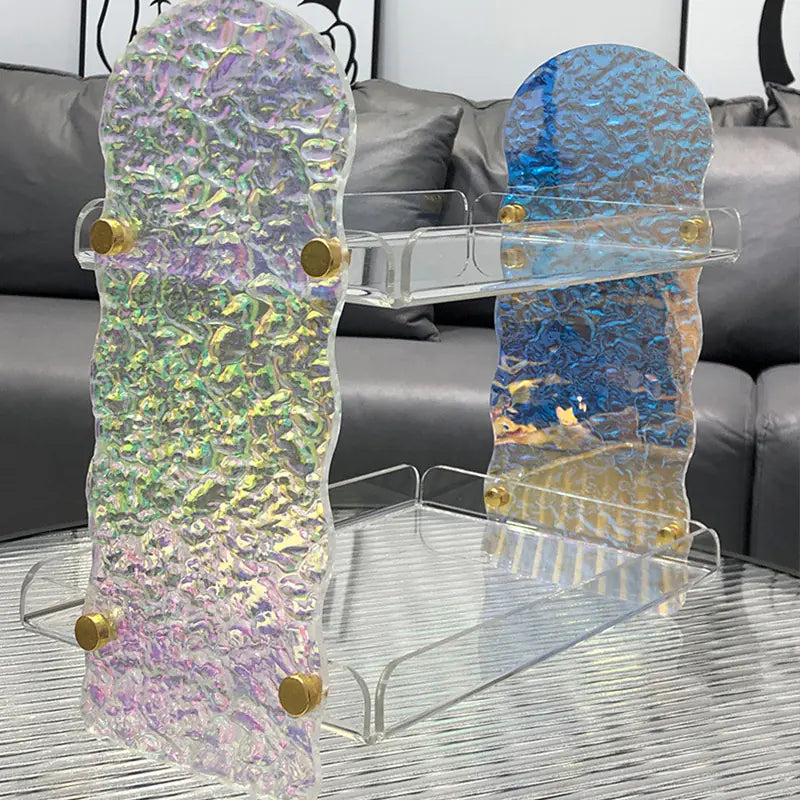 Colorful Acrylic Cup Holder and Organizer for Cosmetics