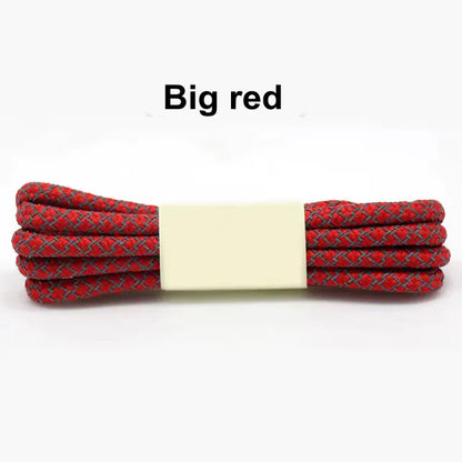 Reflective Round Sports Shoelaces with High Light