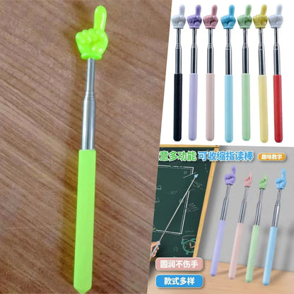 Retractable Teaching Pointer for Children's Reading