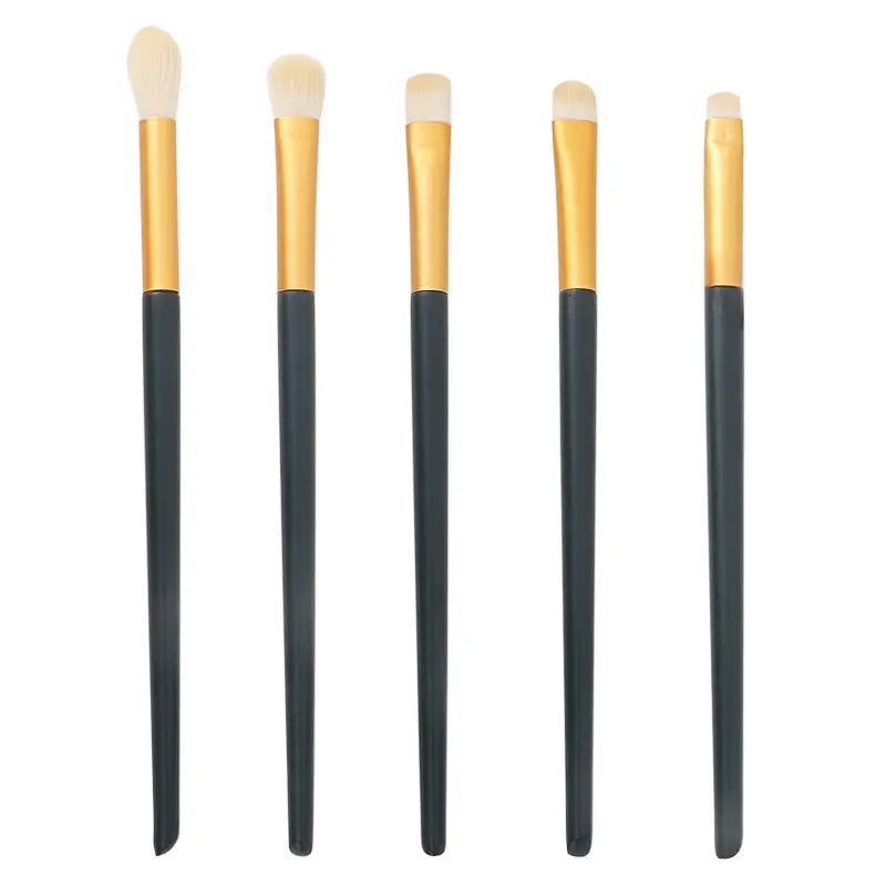 5 Pcs Soft Hair Eyeshadow Brushes for Beginners