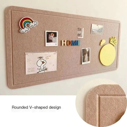 Nordic Felt Board Wall Sticker for Kids' Artwork Display