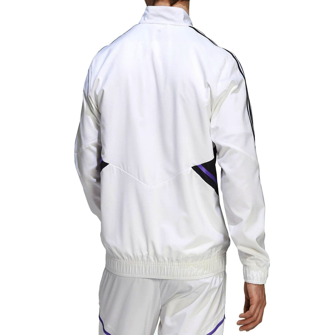 Real Madrid white presentation soccer tracksuit 2022/23 - Adidas-2