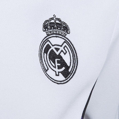 Kids - Real Madrid white training presentation tracksuit 2022/23 - Adidas-3