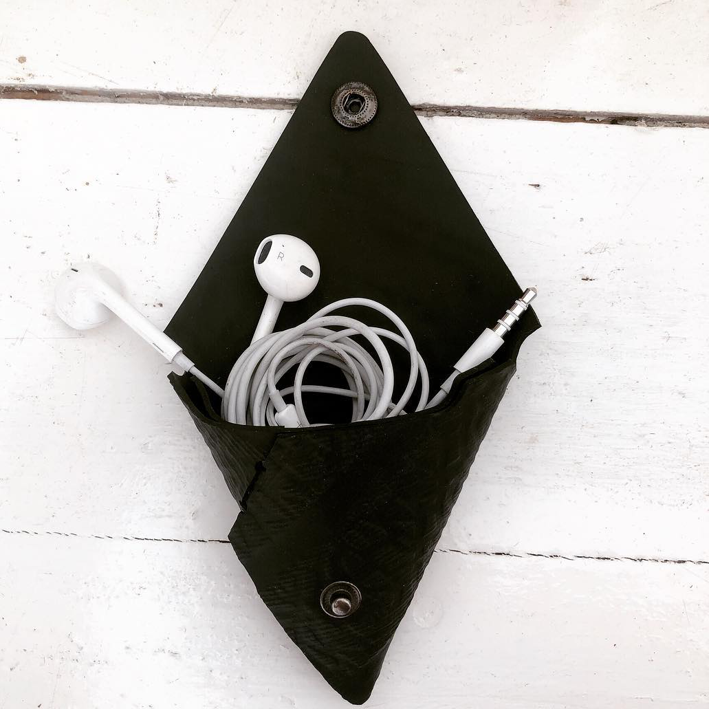 Frank Recycled Rubber Vegan Coin Pouch-1