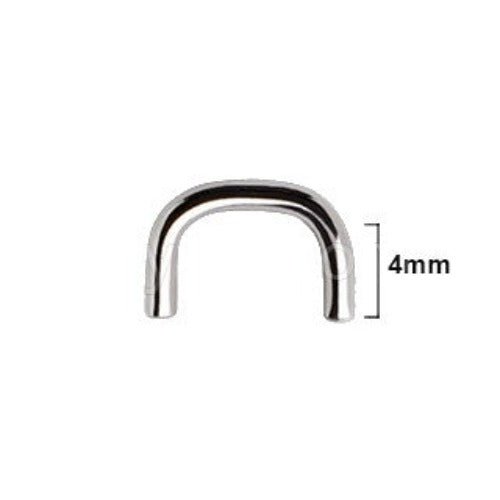 316L Surgical Steel Short Staple Shaped Septum Retainer-0