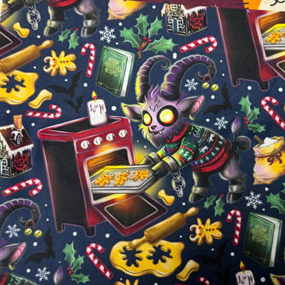 Krampus Kookies (Semi-Exclusive) - Goth Creepmas High-quality Handcrafted Vibrant Leggings-1