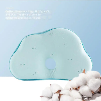 Baby Cloud-Shaped Pillow for Newborns, Washable Cotton