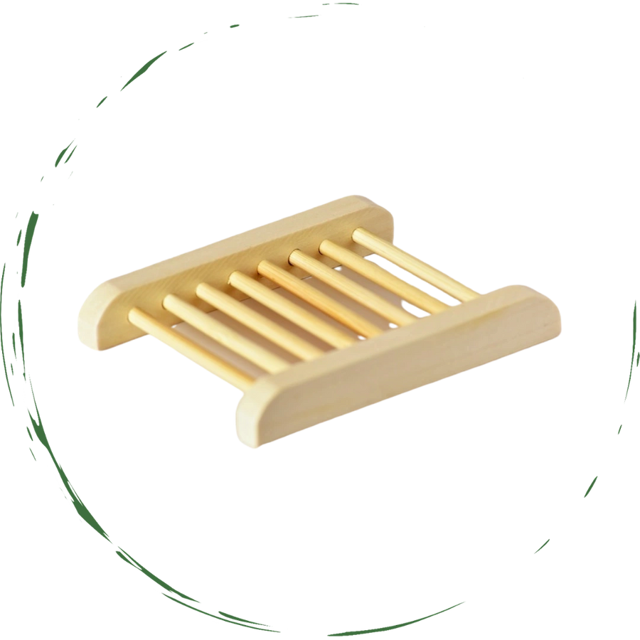 4-Pack Bamboo Soap Dish-3