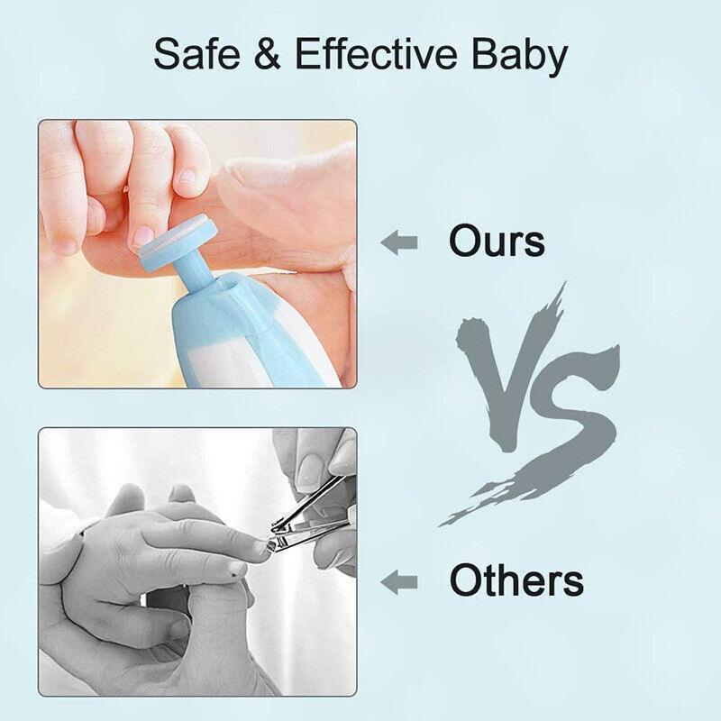 Electric Nail Trimmer Grinder Clipper Set with Gentle Head for Delicate Nails Care-2