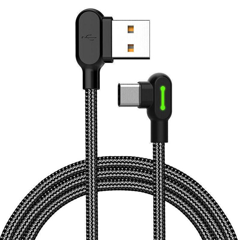 Braided Charging Cable Type C Micro USB iPhone Multiple Colors Durable Design-1