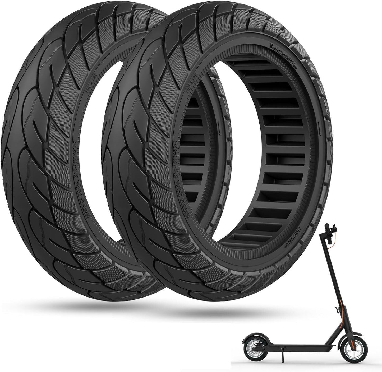 E-Scooter Vollgummi Reifen Vollgummi 10x2.5 Zoll (60/70-7.0)-1