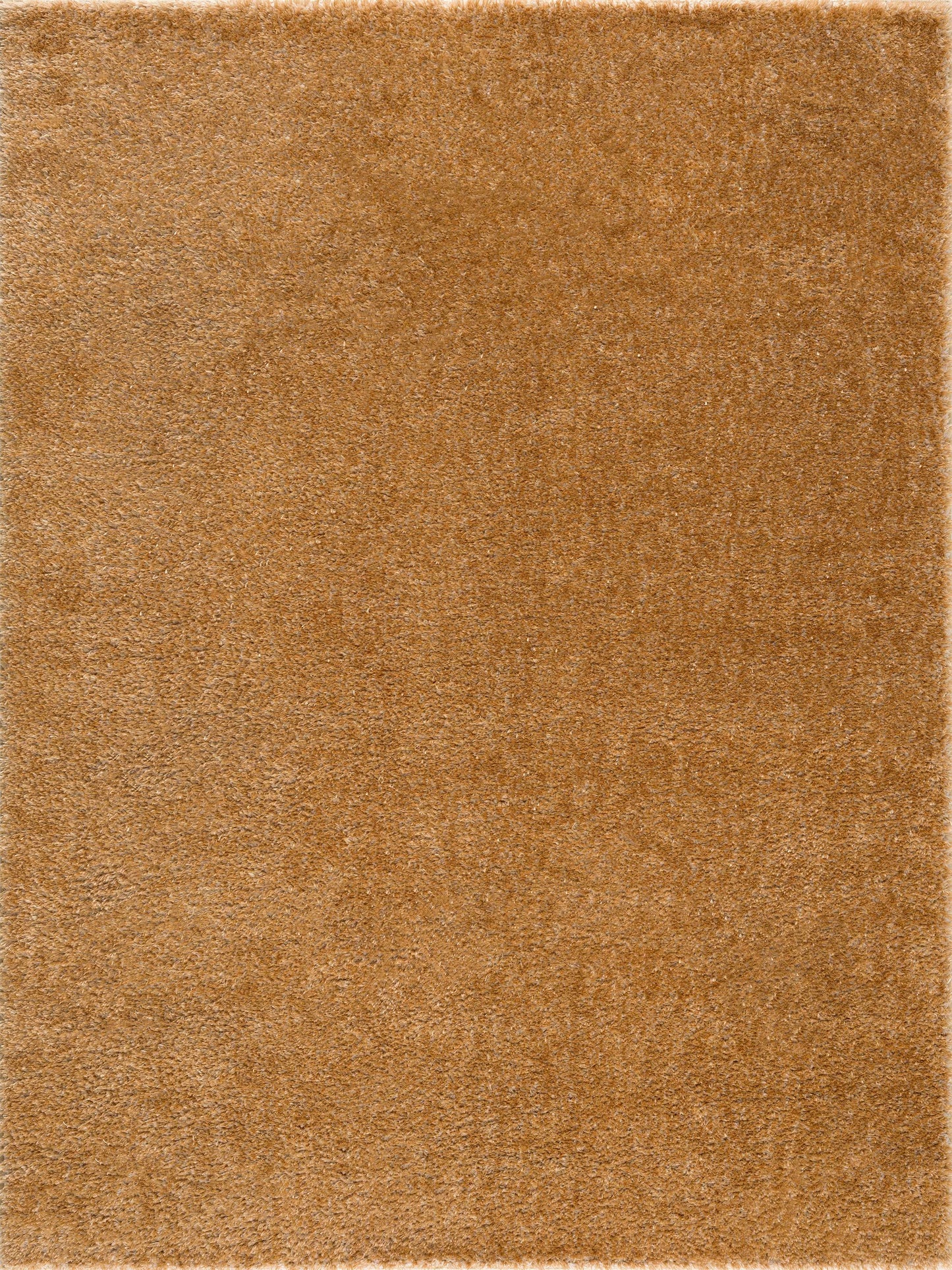 Heavenly Solid Mustard Plush Rug - Clearance-1
