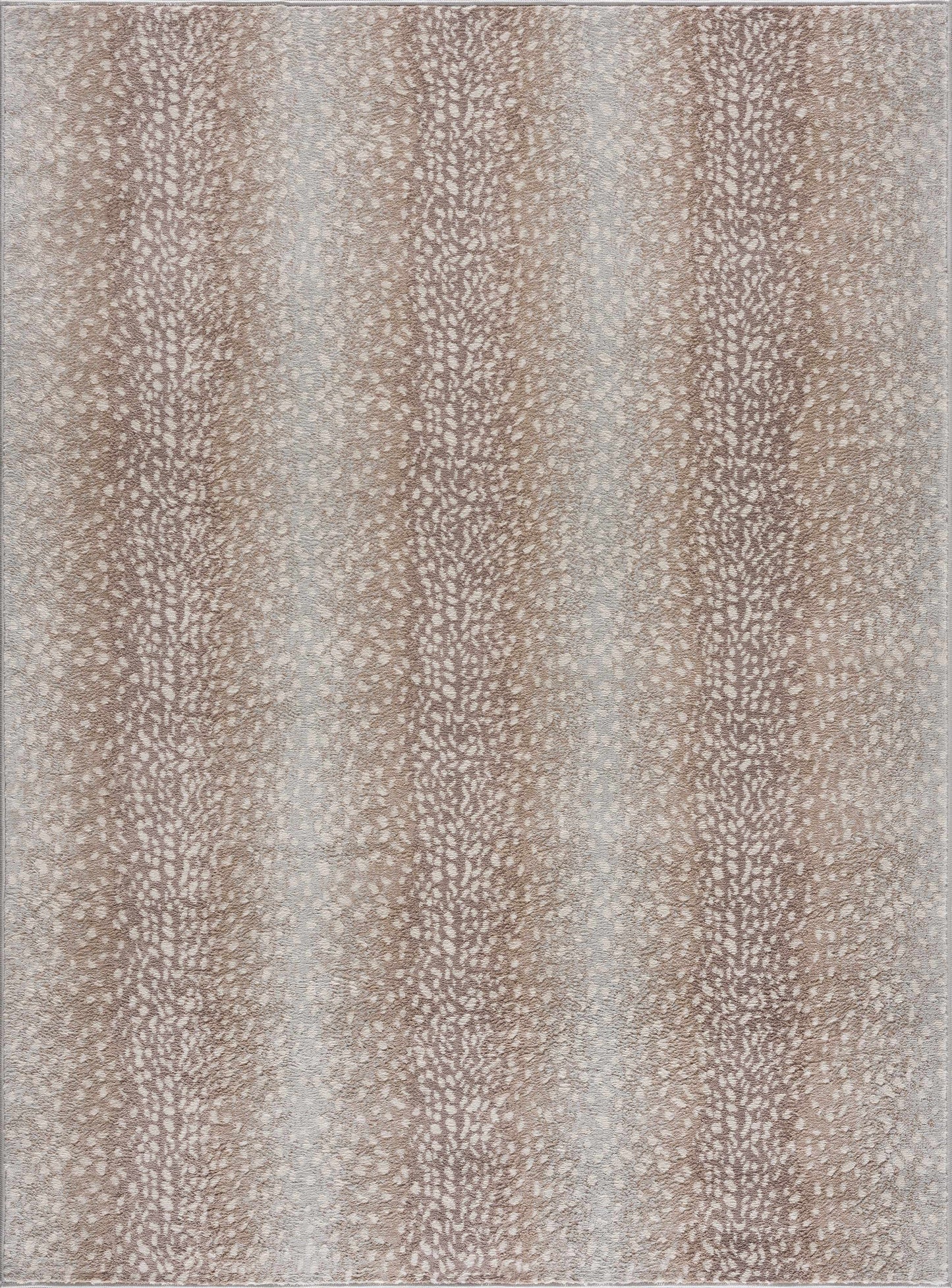 Pointblank Tan Leopard Print Rug-1