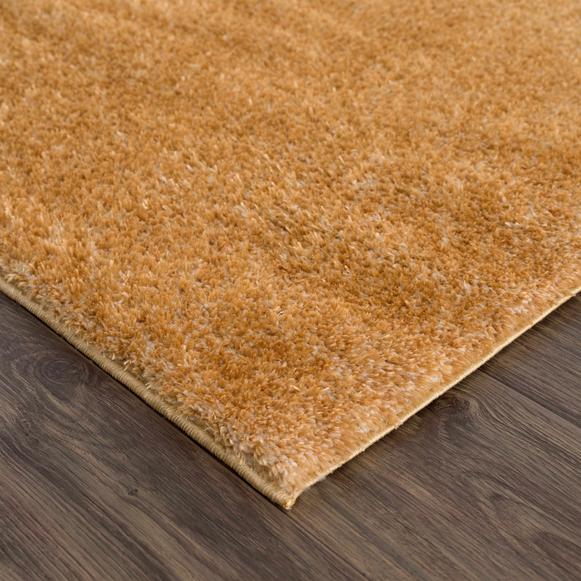 Heavenly Solid Mustard Plush Rug - Clearance-4