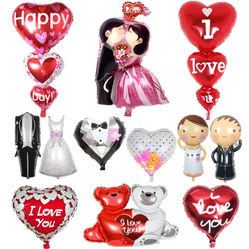 18-Inch Heart-Shaped Aluminum Foil Balloon