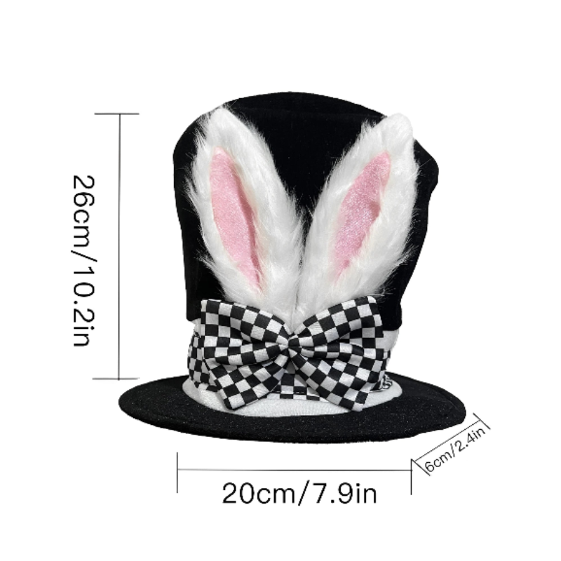 Kids Bunny Magician Hat Easter Party Accessory-2