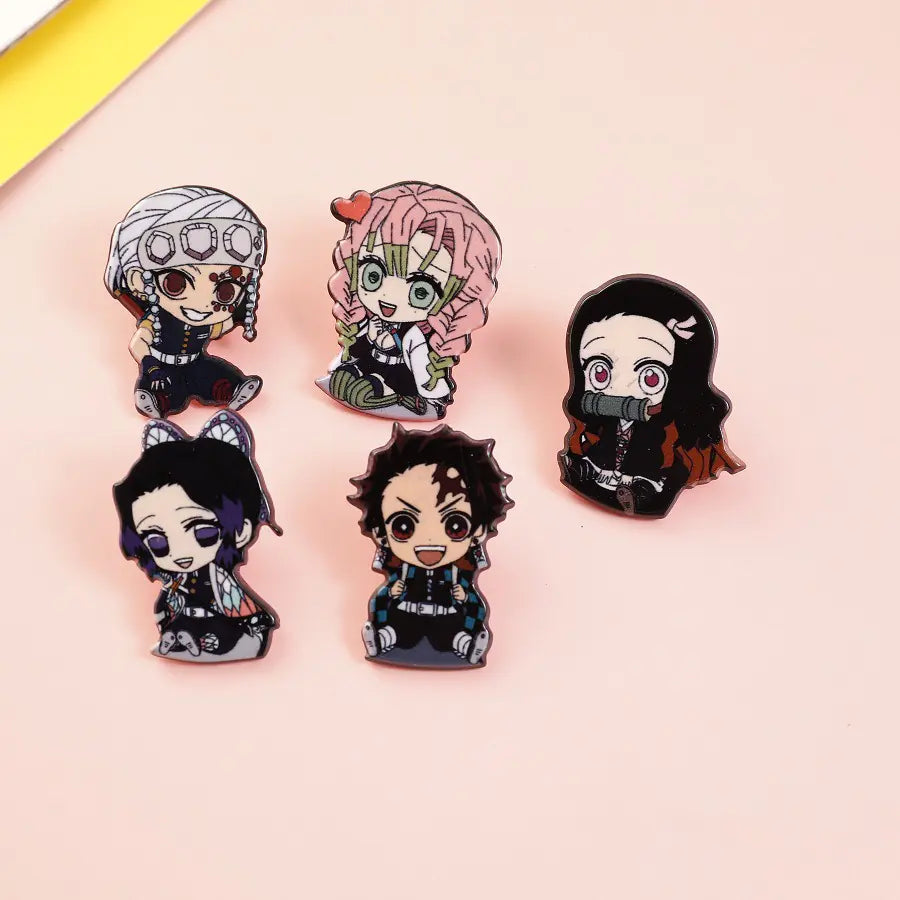 Demon Slayer Acrylic Brooch Badge - New Collection