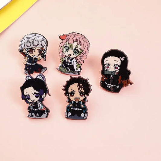 Demon Slayer Acrylic Brooch Badge - New Collection