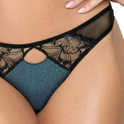 Semi Sheer Lace Thong Panty Gorteks Ariel-2
