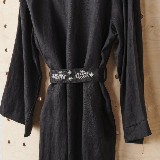 Linen Bathrobe - 'Senorita'-0