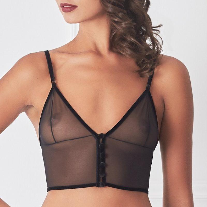 Amoralle Sheer Mesh Lingerie Set-2