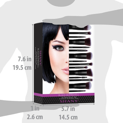 14 Piece Professional Makeup Brush Set-8