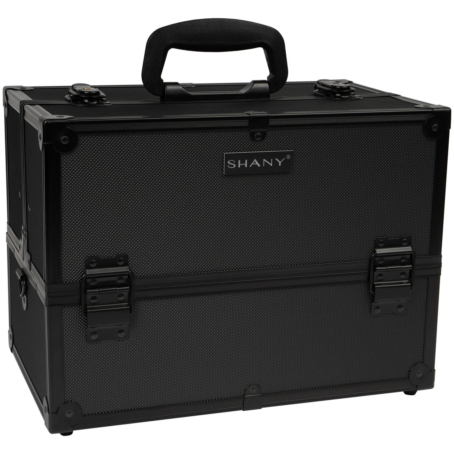 Essential Pro Makeup Train Case with Shoulder Strap and Locks-7