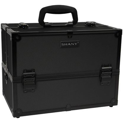 Essential Pro Makeup Train Case with Shoulder Strap and Locks-7