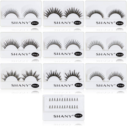 Eyelash extend - set of 10 assorted reusable eyelashes-1