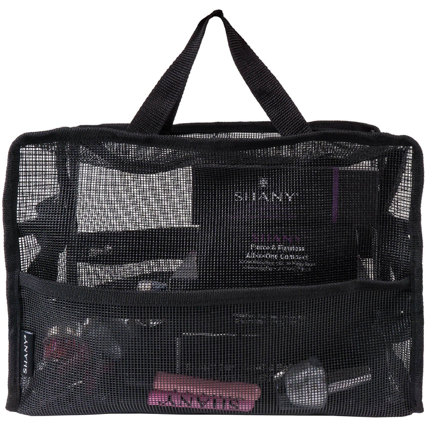 Collapsible Mesh Bag and Travel Tote – Black-4