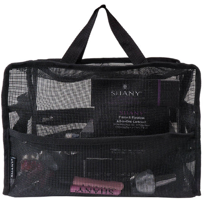 Collapsible Mesh Bag and Travel Tote – Black-4