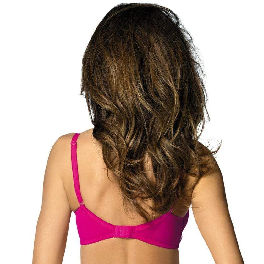 Sheer Mesh Balconette Bra Gorteks Pamela Pink-1