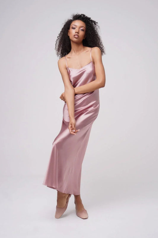 Amoralle Silk Light Elysian Maxi Slip-0