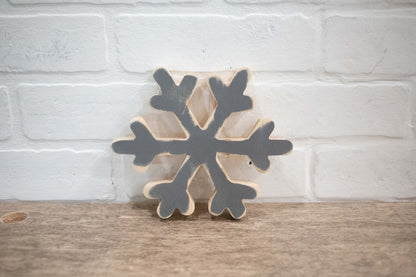 Chunky Wooden Christmas Shelf Sitter-1