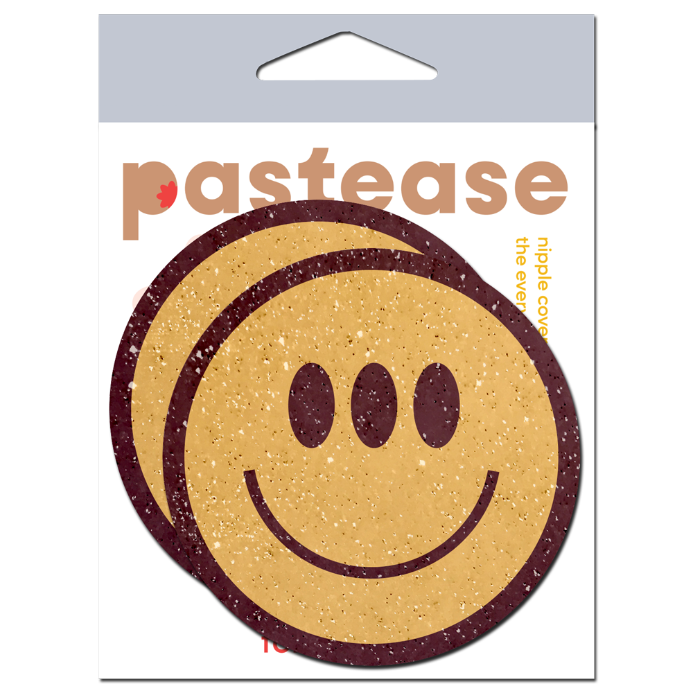 5 Pack: Trippy Smiley Face Pasties Three Eyed Yellow Breast Covers by Pastease-4