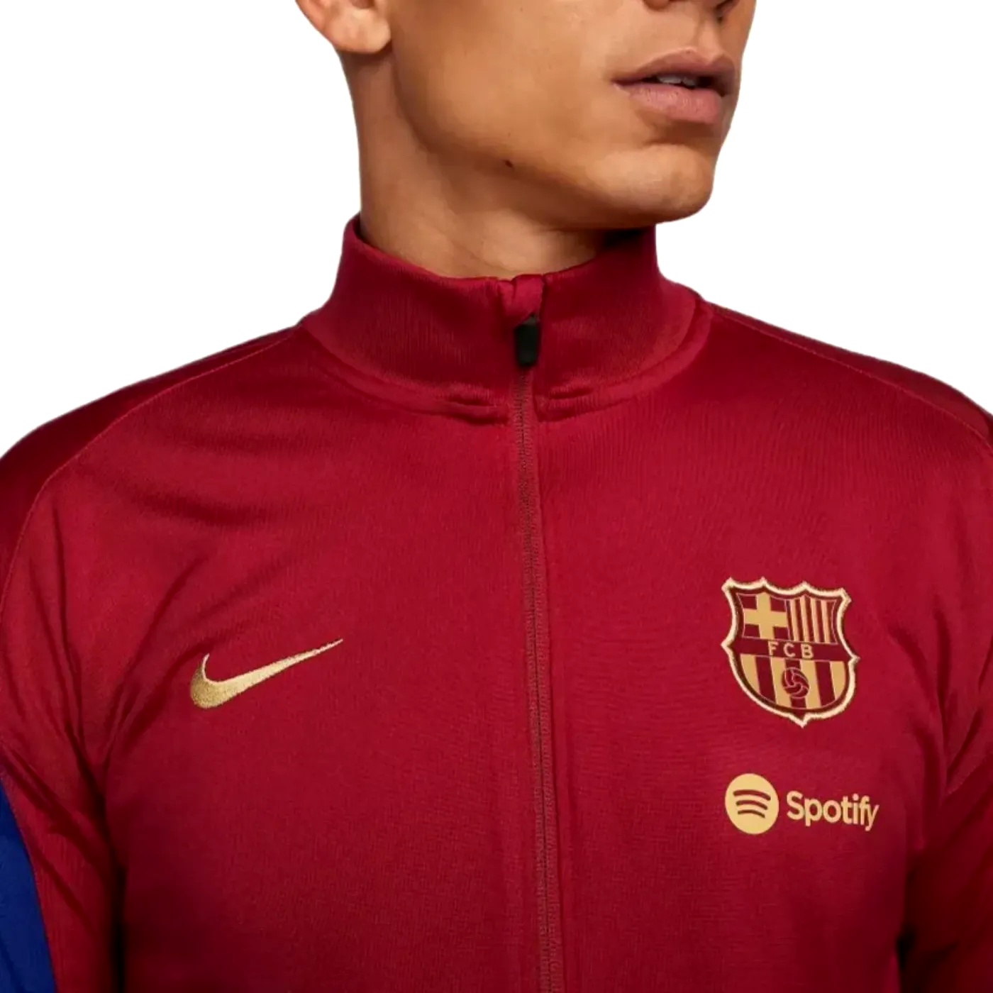 FC Barcelona red/blue training presentation soccer tracksuit 2024 - Nike-2