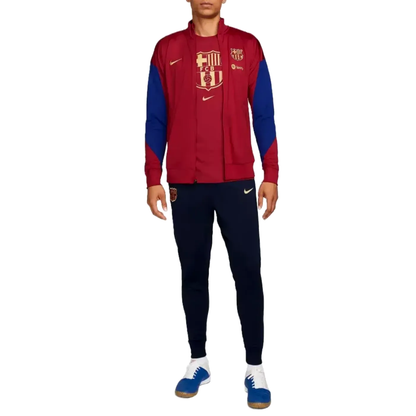 FC Barcelona red/blue training presentation soccer tracksuit 2024 - Nike-4
