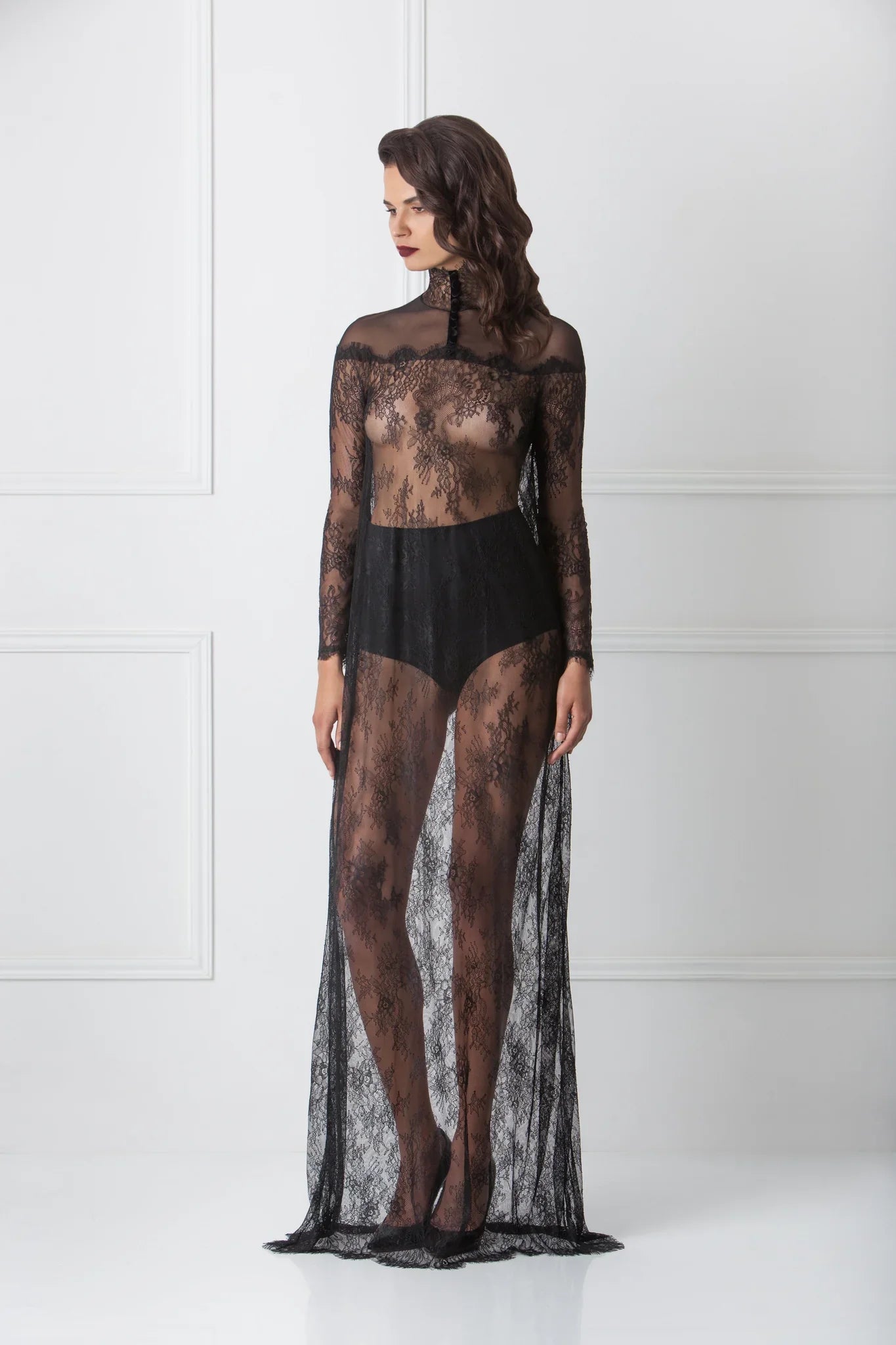 Amoralle Spicy Sheer Lace Nightdress-0