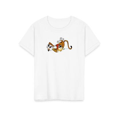 Calvin and Hobbes Laughing on the Floor T-Shirt-16