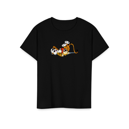 Calvin and Hobbes Laughing on the Floor T-Shirt-15
