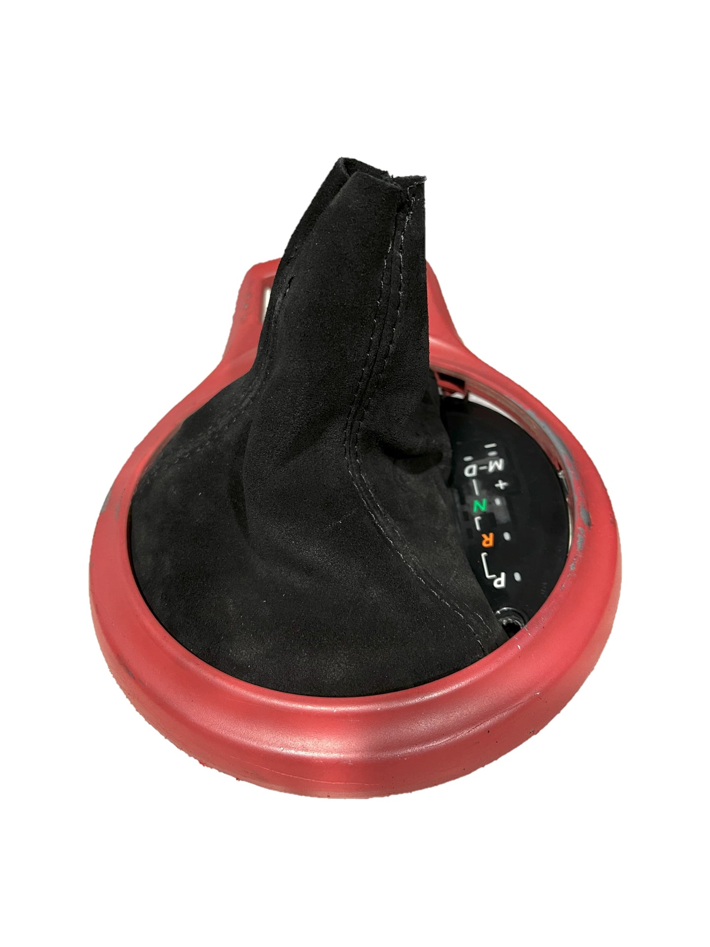 For 2012-2020 Subaru BRZ Black Stitch Genuine Suede AUTOMATIC Shift & Handbrake Boot Cover-2