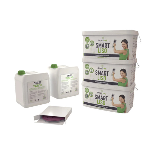 Kit microcemento para chimenea de cemento u hormigón para 18 m²-0