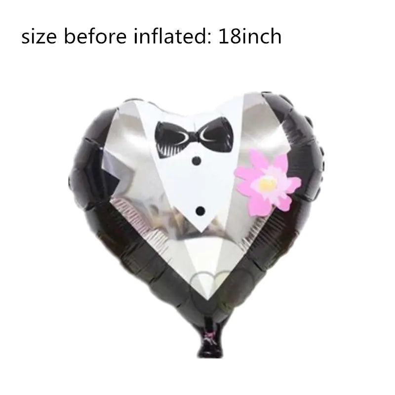 18-Inch Heart-Shaped Aluminum Foil Balloon