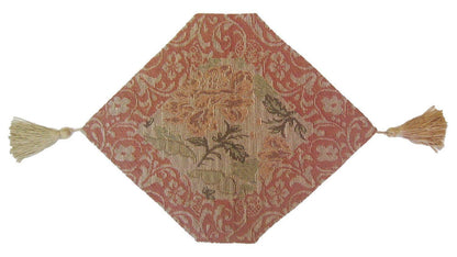 DaDa Bedding Floral Nature Garden Beige Orange Spices Tapestry Table Runner (10072)-2