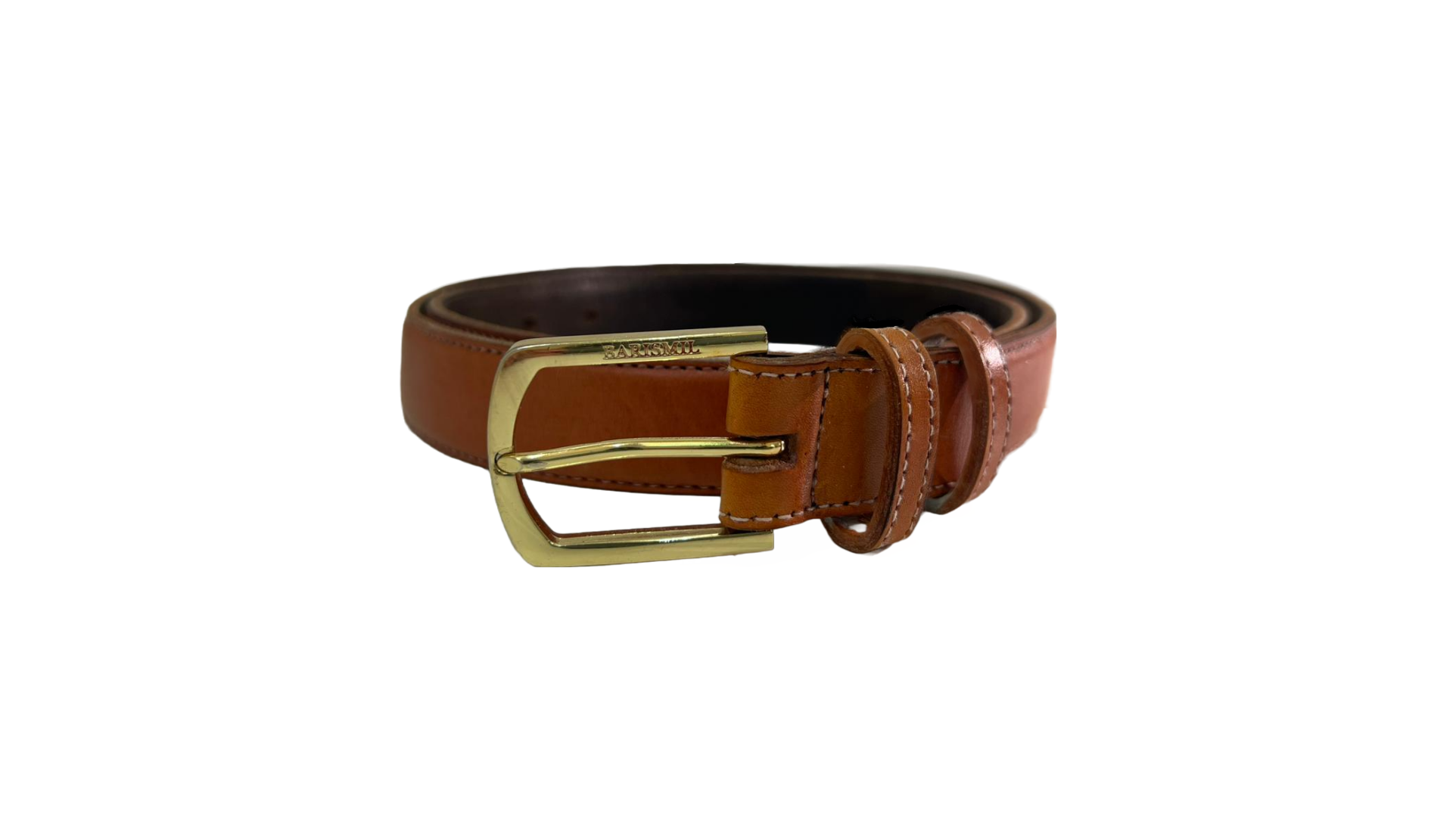 Handmade Brown Leather Belt-0