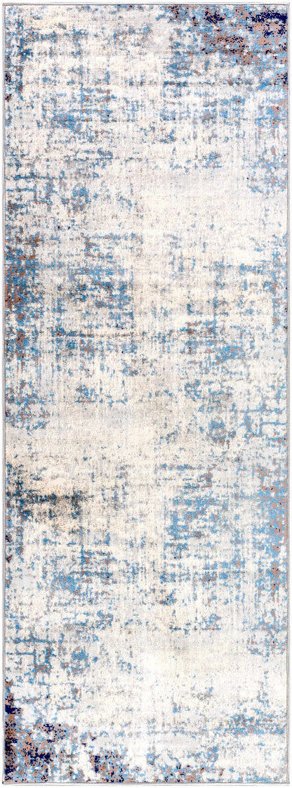 Texanna Abstract Blue/Gray Area Rug-6