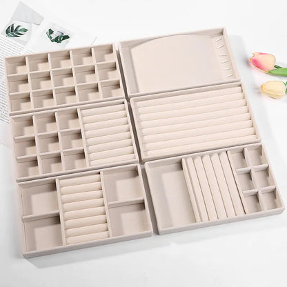 Velvet Jewelry Organizer Tray